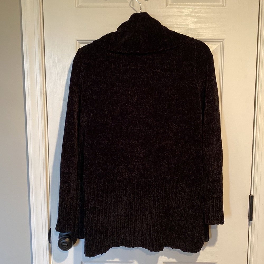 A New Day Chenille Black Cardigan - Picture 3 of 3
